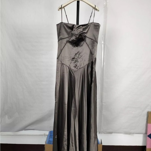 HOUSE OF CB 'Anabella' Smoke Lace Up Maxi Dress/Size S(Fuller)-US 4-6/LJ4212 - Picture 6 of 8